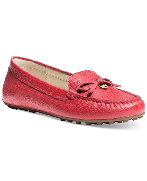 michael kors flats red|michael kors red flat shoes.